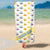 Personalized Sun Pattern Premium Beach/Pool Towel