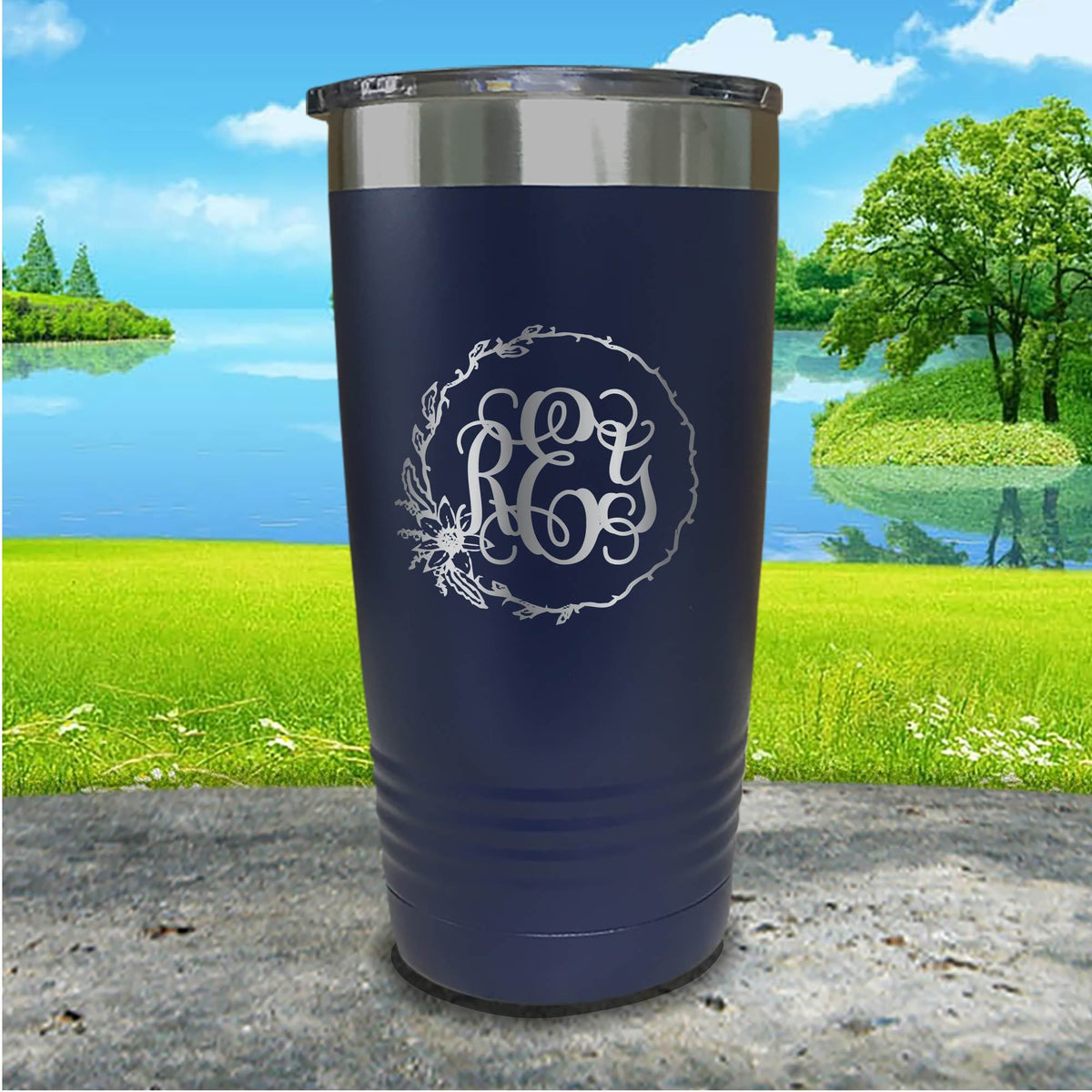 Personalized Tumbler, Monogram Tumbler, Insulated Tumbler, Personalized  Tumbler With Straw, Personalize Cup With Straw, Laser Engraved 