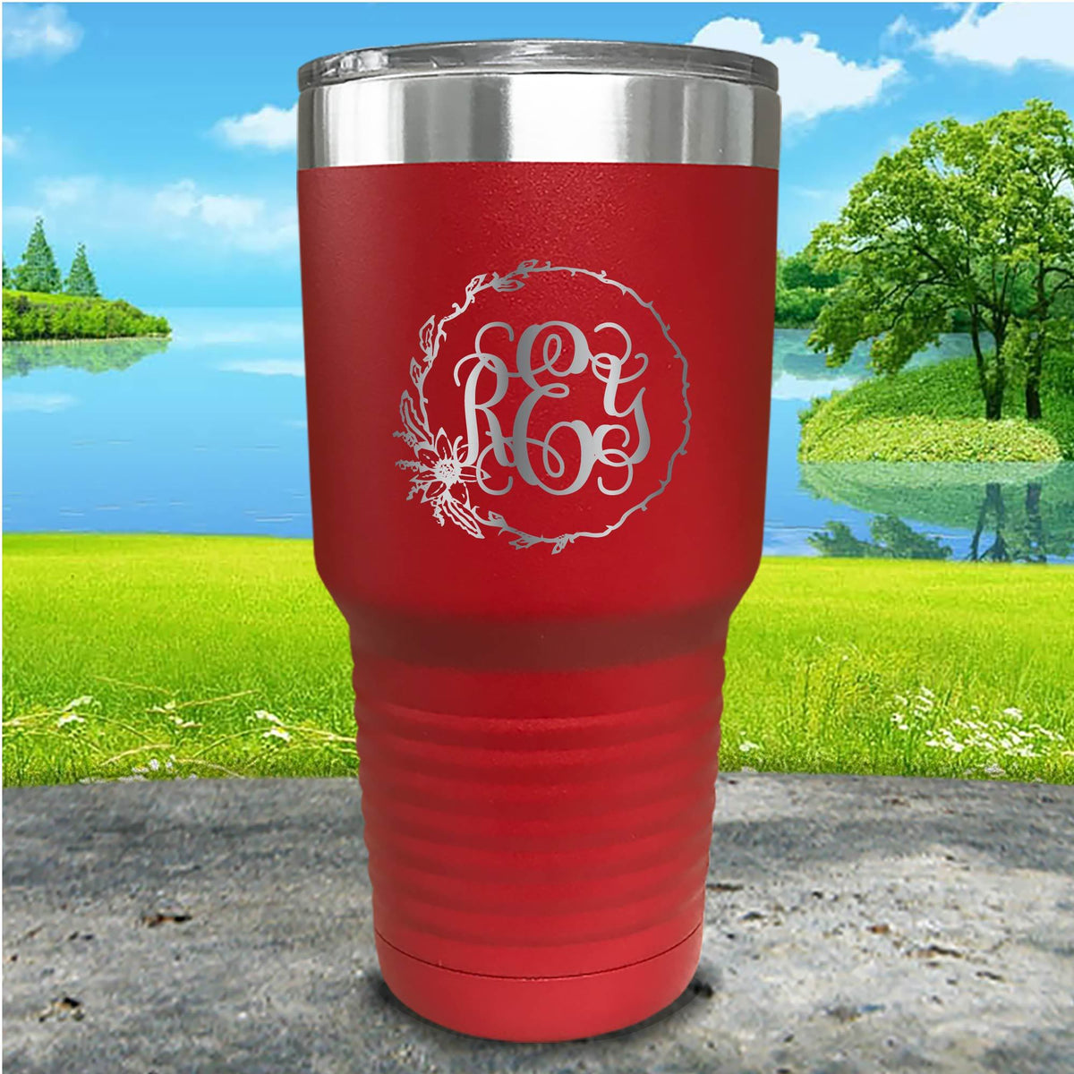 Sunflower Tumbler Engraved Yeti 30oz 