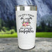 Just A Woman Who Loves Her Firefighter Color Printed Tumblers Tumbler ZLAZER 20oz Tumbler White 