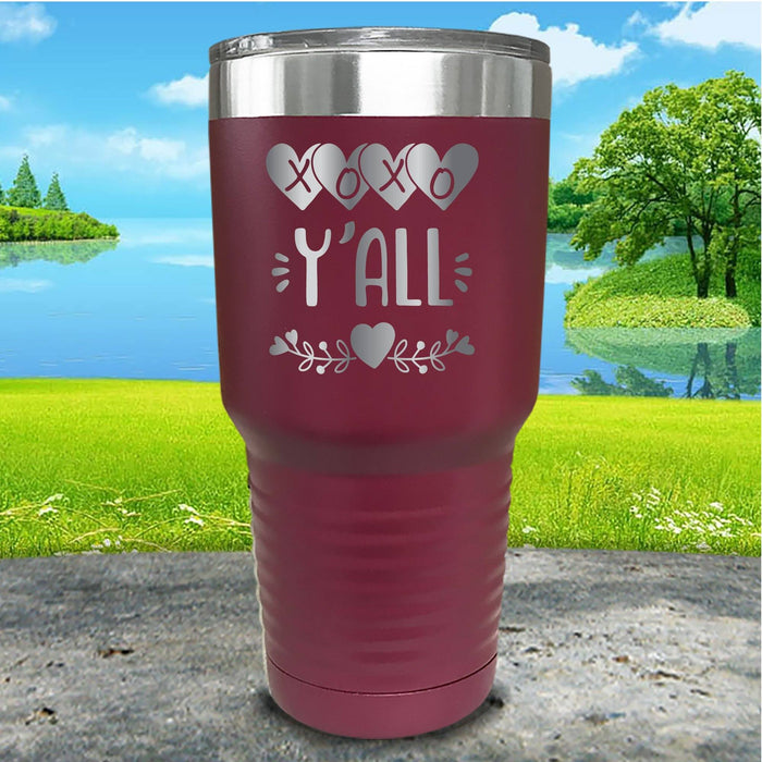 Xoxo Y'all Engraved Tumbler